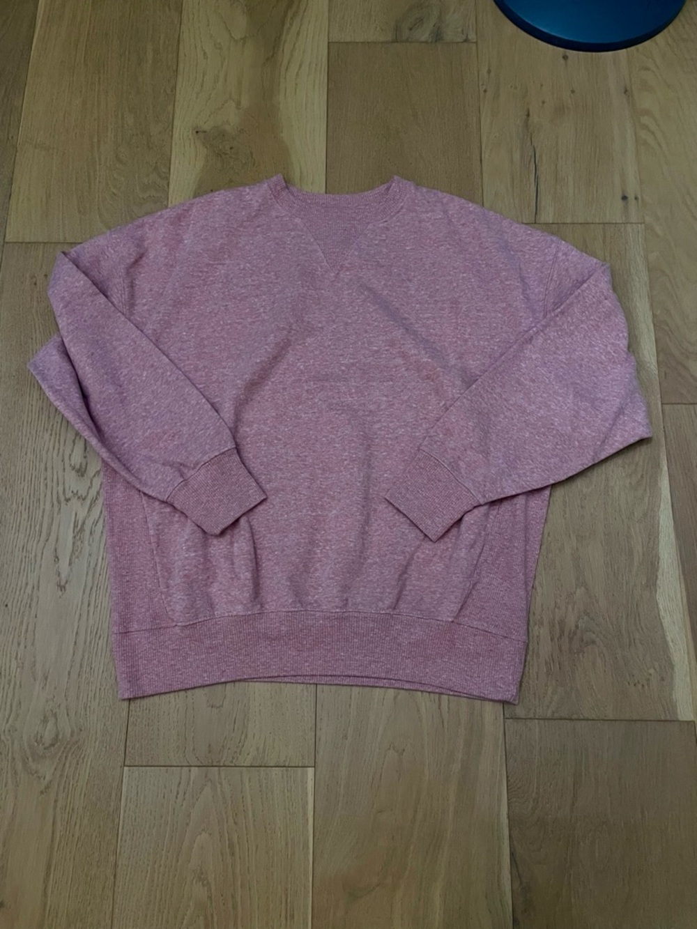 Arizona Jean Company Women’s Oversized Heather Rose Crewneck Sweater